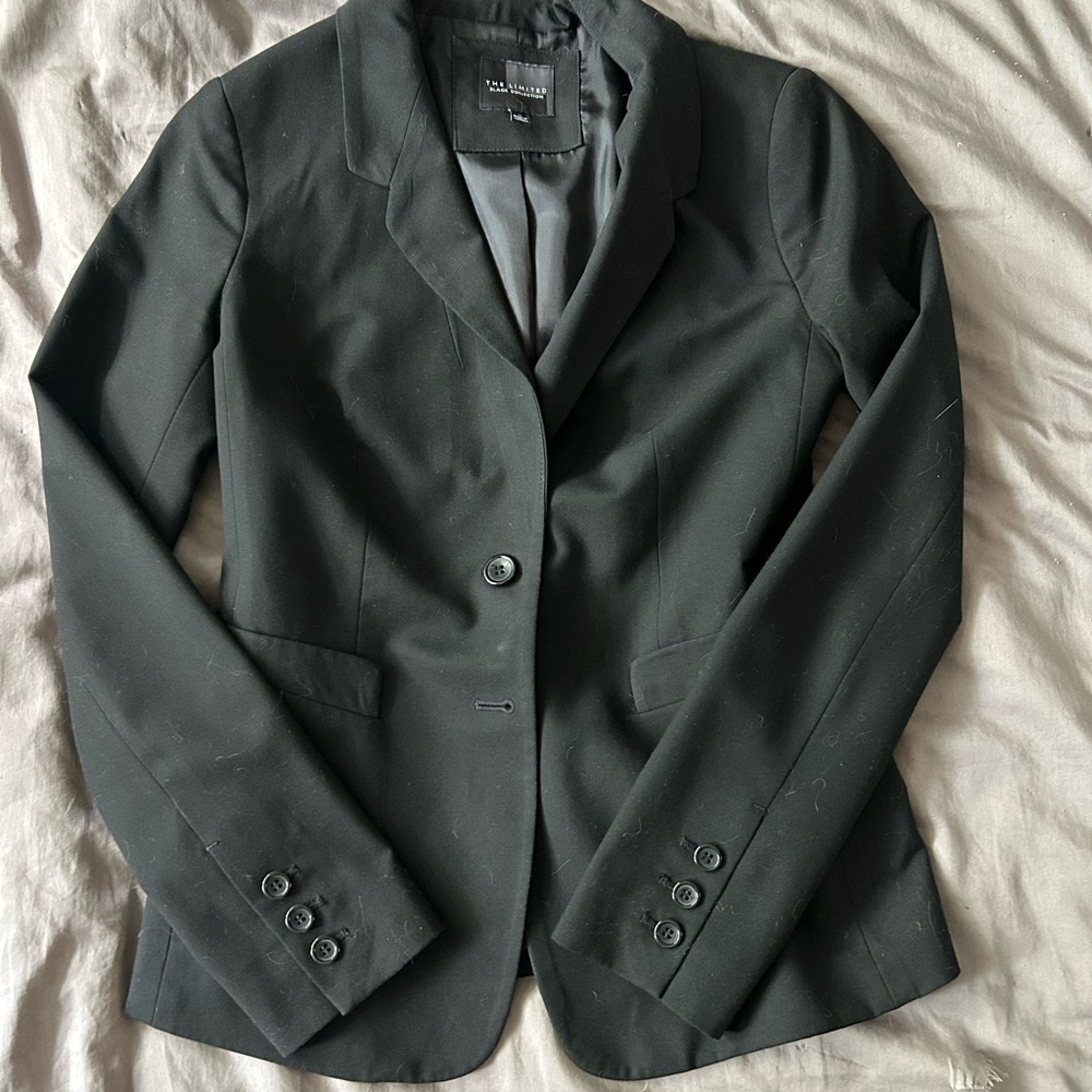 The Limited Black Blazer Tailored Suit Jacket